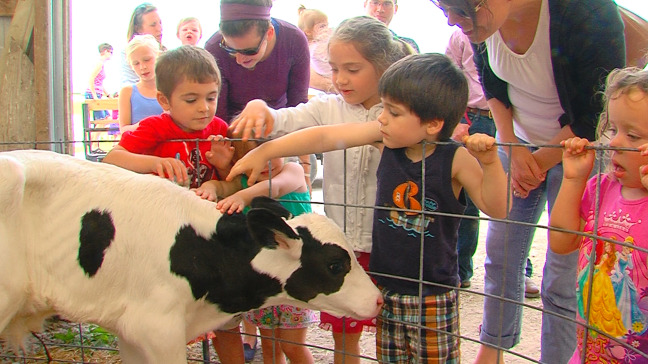 Iowa State Dairy Farm has their annual open house