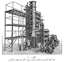 Sketch of 1911 water distillation plant