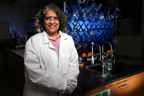 Surya Mallapragada in her laboratory
