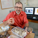 Alan Wanamaker in his Iowa State lab.