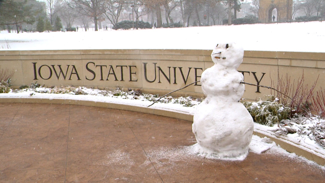 Postcard from Campus: Snow Globe