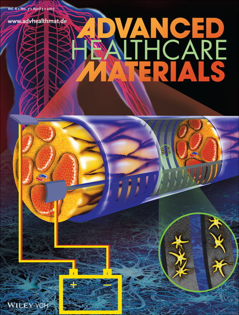 Cover image of Advanced Healthcare Materials