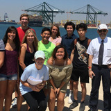 ISU students visiting Port of Valencia