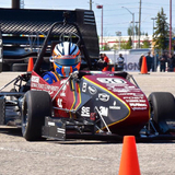 Cyclone Racing in action at the Formula SAE North competiton in Canada.