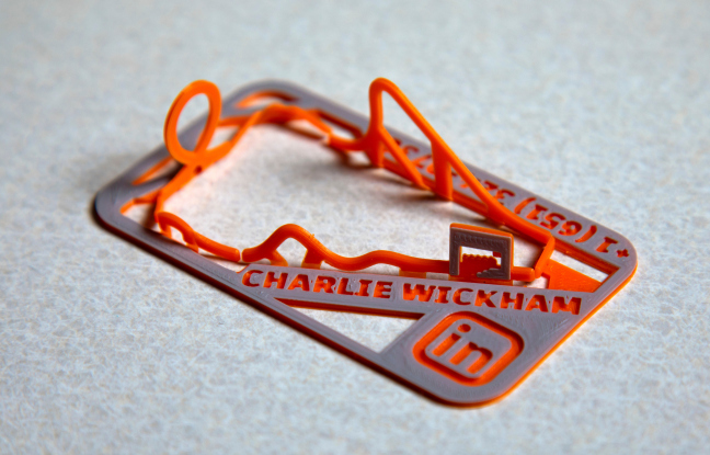 Charlie Wickham business card