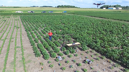 AIIRA will use drones and robots to collect field data and tend to plants.