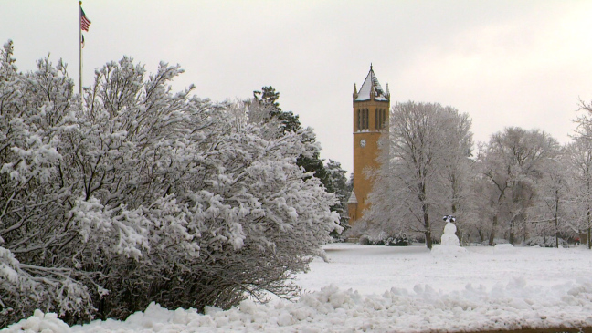 Postcard from Campus: Snowy Return