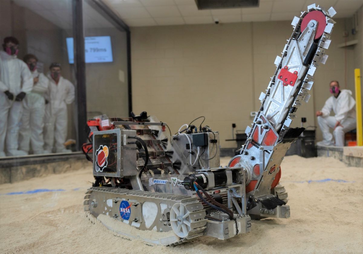"MARS Atlas," the Cardinal Space Mining Club's latest robot.