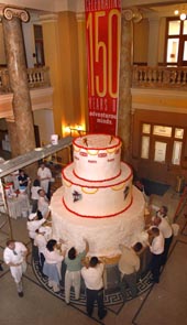 150th birthday cake