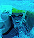 Swimmer under water