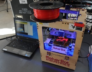 MakerBot creates 3D objects
