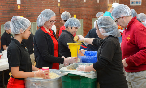 File photo of food packaging event