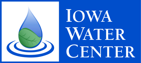 The logo of the Iowa Water Center at Iowa State University