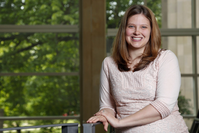 Iowa State researcher Megan Gilligan
