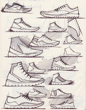 Shoe sketches