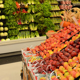 Aisle of fruits and vegetables