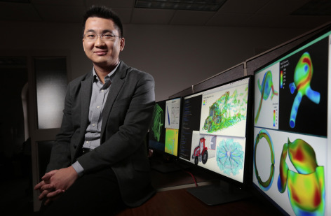 Ming-Chen Hsu is developing a computational toolkit to improve the engineering designs of machines.