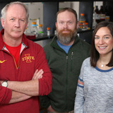 Team of Iowa State researchers in the lab