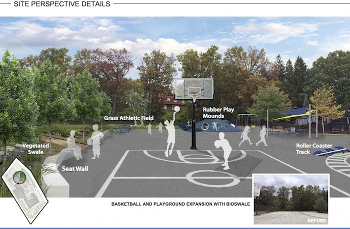 Basketball playground design