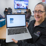 Jennifer Newman, an associate professor of math, is building a tool to help detect hidden messages in digital photos. The research is part of the federally supported Center for Statistics and Applications in Forensic Evidence based at Iowa State. Larger ph