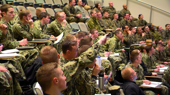 ISU Naval ROTC conducts war game to train midshipmen