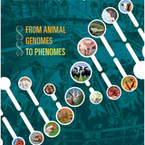 A graphic depicting livestock genomics