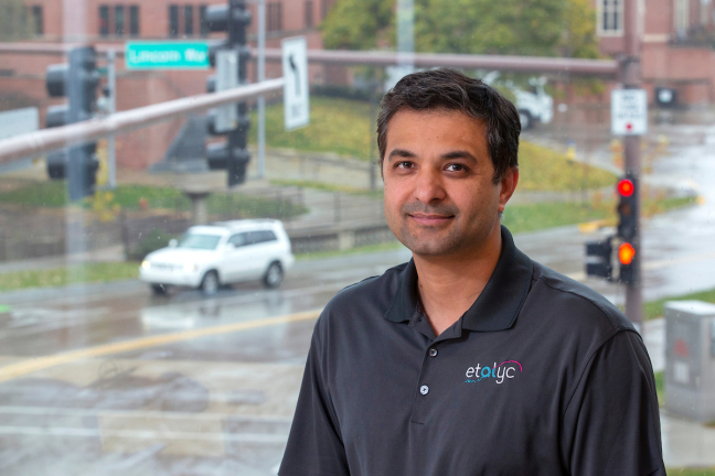 Anuj Sharma and his startup company are using big data to retime traffic signals.