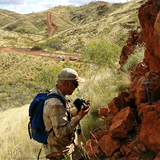 Benjamin Johnson studies exposed and ancient ocean crust in Western Australia.