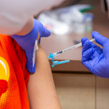 The first doses of the Pfizer Covid-19 vaccine are administered to Iowa State University health care employees Dec. 18, 2020, at the Thielen Student Health Center. 