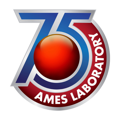 Ames Lab 75th anniversary logo