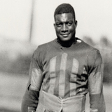 Jack Trice in a football uniform, 1923.