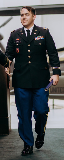 Bobby Gipe in Army dress uniform