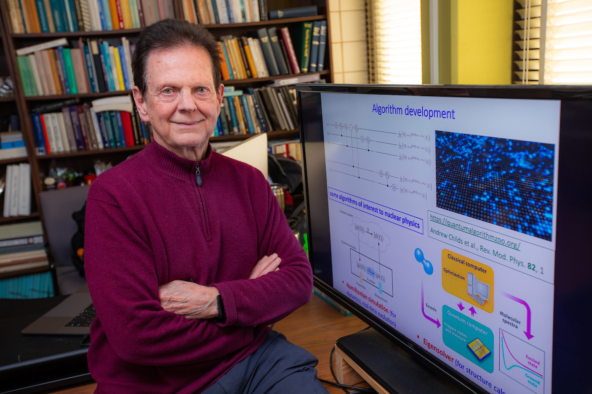 James Vary will develop quantum-computing tools to study atomic nuclei.
