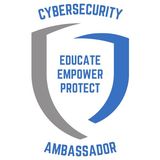 Cybersecurity Ambassador shield logo
