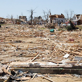 Devestation left by the EF5 torndado that hit Parkersburg in May 2008.
